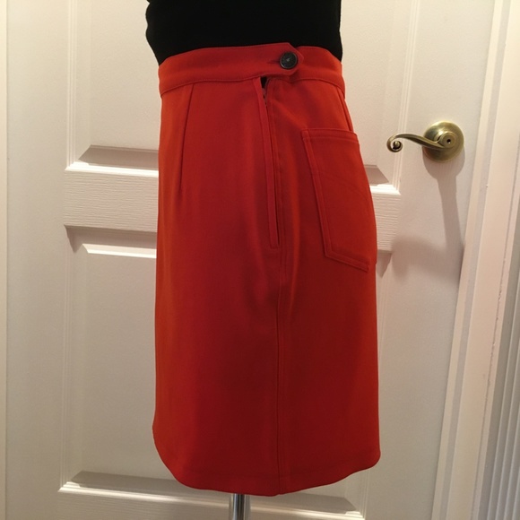 ❤️NEW MOSCHINO❤️Jeans Red Mini Skirt Vintage VTG New Authentic - Picture 7 of 12